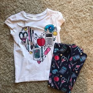 Girls back to school outfit